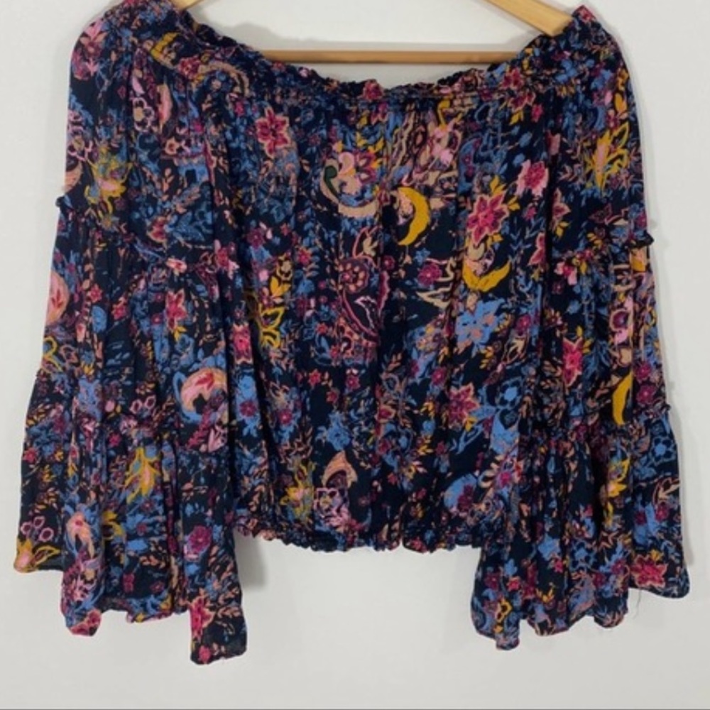 NWT Free People Spirit Off the Shoulder Top - Picture 9 of 10